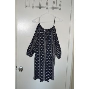 Shoulder-less Midi Dress